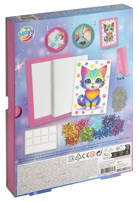 Tablou cu paiete - Pisicuta [2]