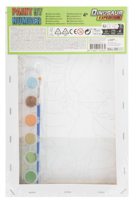 Tablou pictez pe numere - Dinozaur [3]
