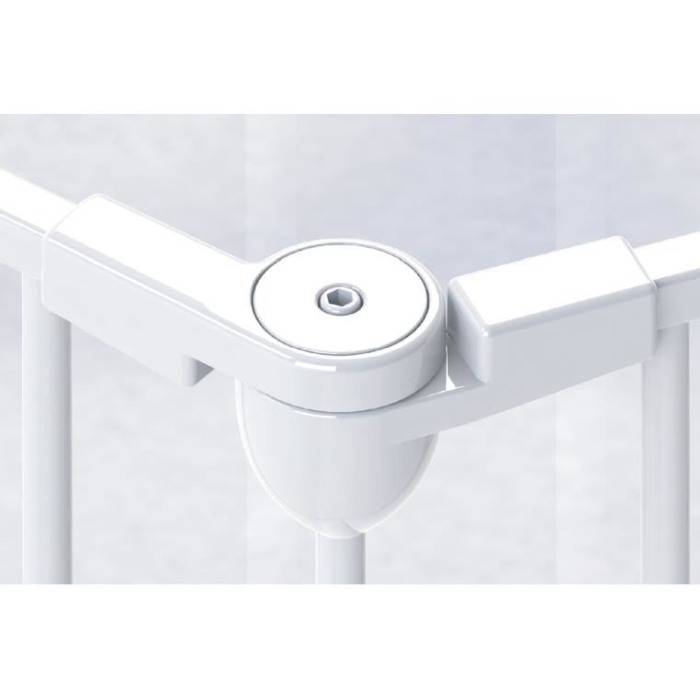 Tarc de siguranta modular cu 3 panouri, metal alb, Noma N94054 [7]