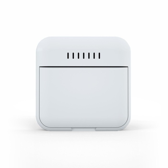 Termometru si higrometru digital de camera, ecran LCD, memorie, suport expandabil cu magnet, alb, AirBi SMILE BI1040 [5]