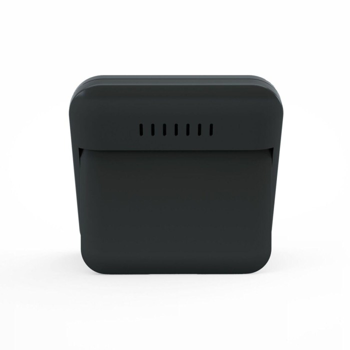 Termometru si higrometru digital de camera, ecran LCD, memorie, suport expandabil cu magnet, negru, AirBi SMILE BI1041 [3]