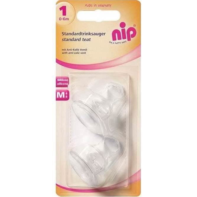 Tetina ortodontica silicon, pt lapte, nr 1 nip 33006 [4]