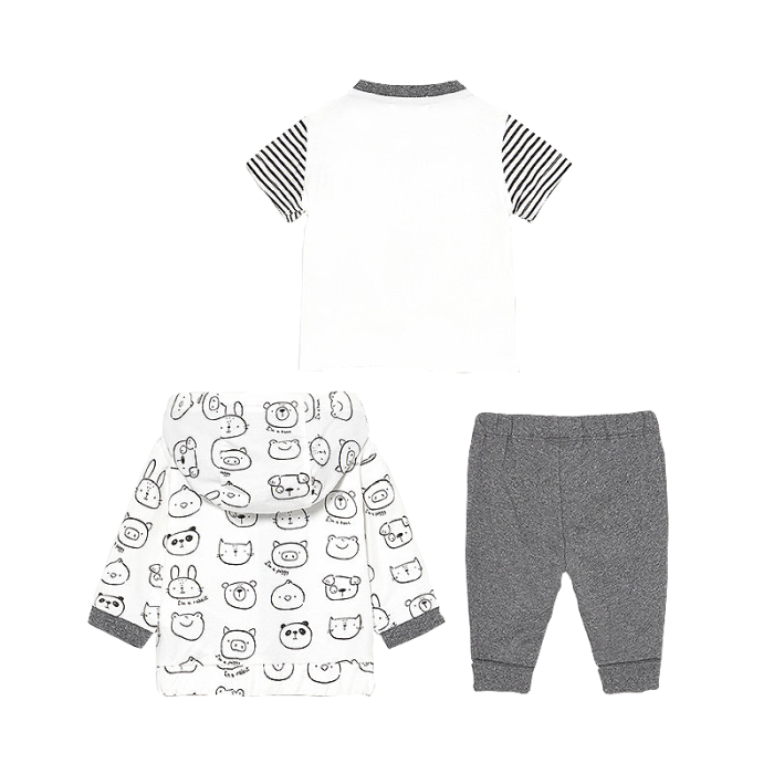 Trening 3 piese - Iepurasi, gri - Mayoral 12 luni [2]