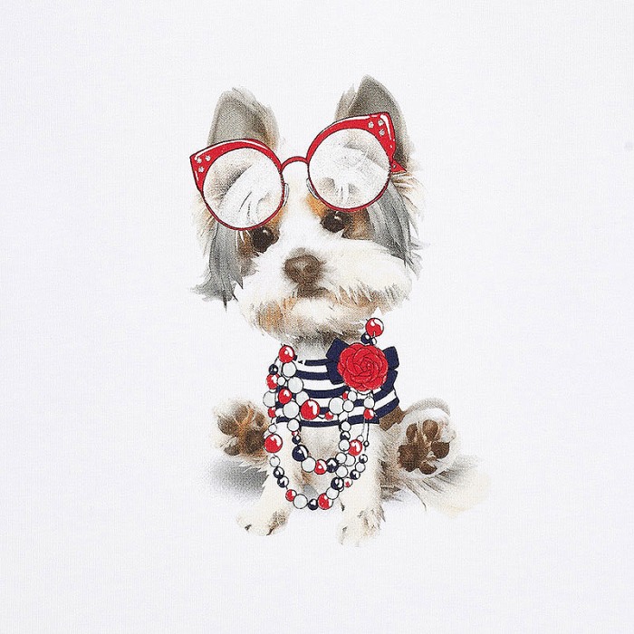 Tricou alb - Catelus [2]