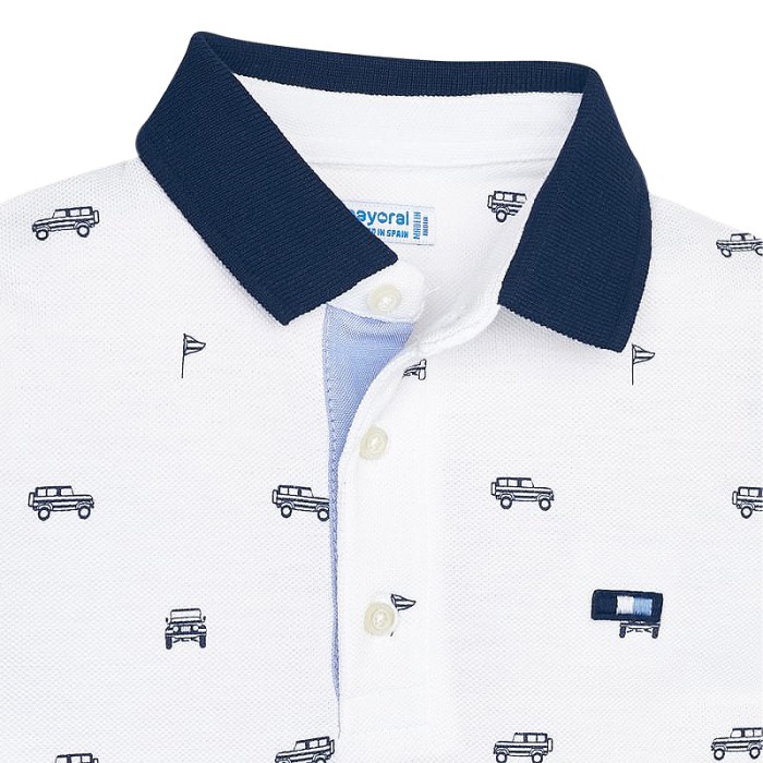 Tricou alb - Polo Masini - Mayoral 4 ani [3]