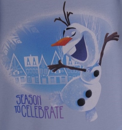 Tricou albastru deschis Olaf 6 ani [2]