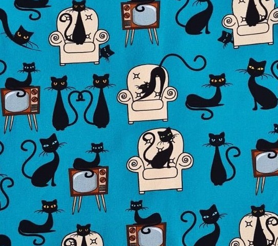 Tricou cu maneca scurta - Pisici in fotoliu 7 ani - 122cm [2]