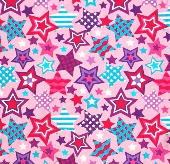 Tricou cu maneca scurta - Stele roz [2]