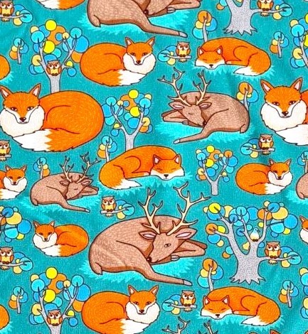 Tricou cu maneca scurta - Vulpi si cerbi in padure [2]