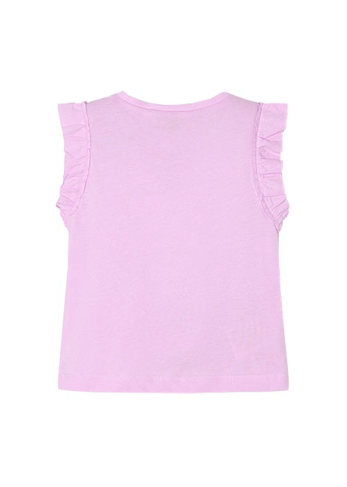 Tricou fara maneci cu perforatii si volane - mov - Mayoral 6 ani [2]