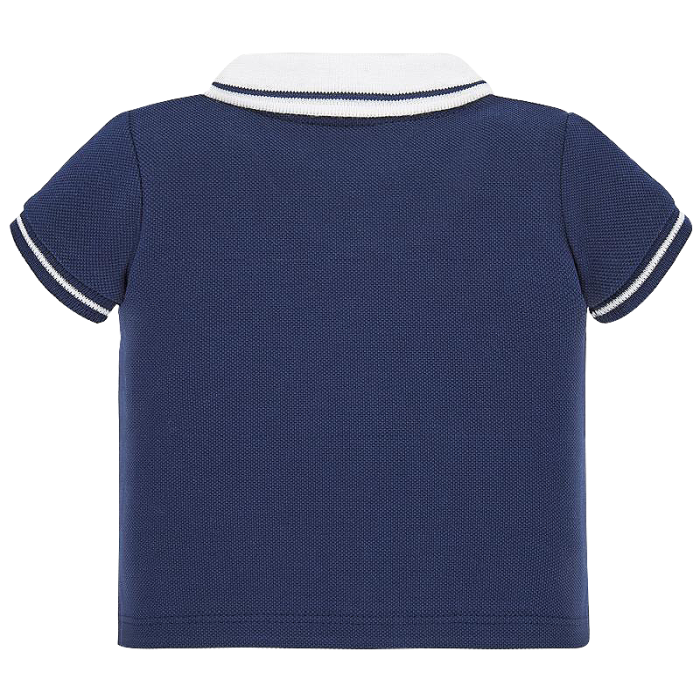 Tricou polo clasic cu maneca scurta - Bleumarin/Alb - Mayoral 12 luni [2]