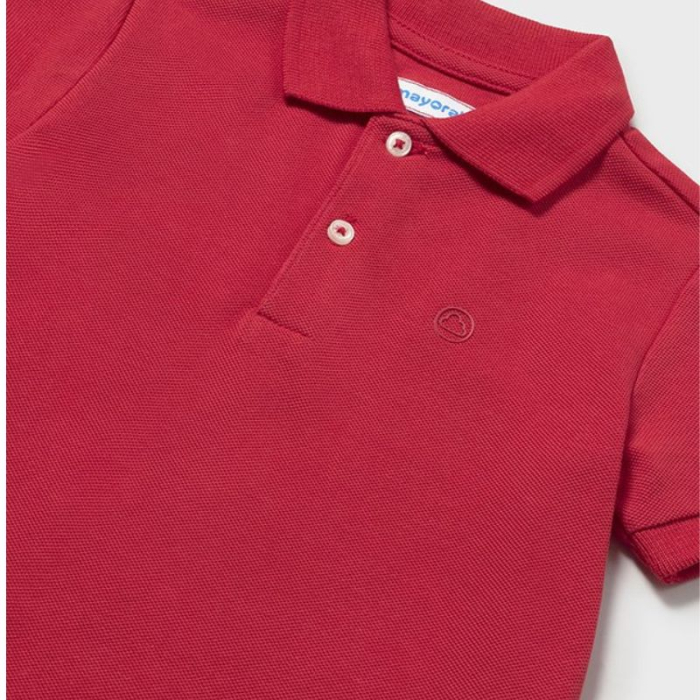 Tricou polo clasic cu maneca scurta - Tomate [3]
