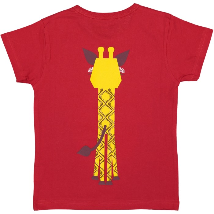 Tricou rosu Girafa 2 ani [2]