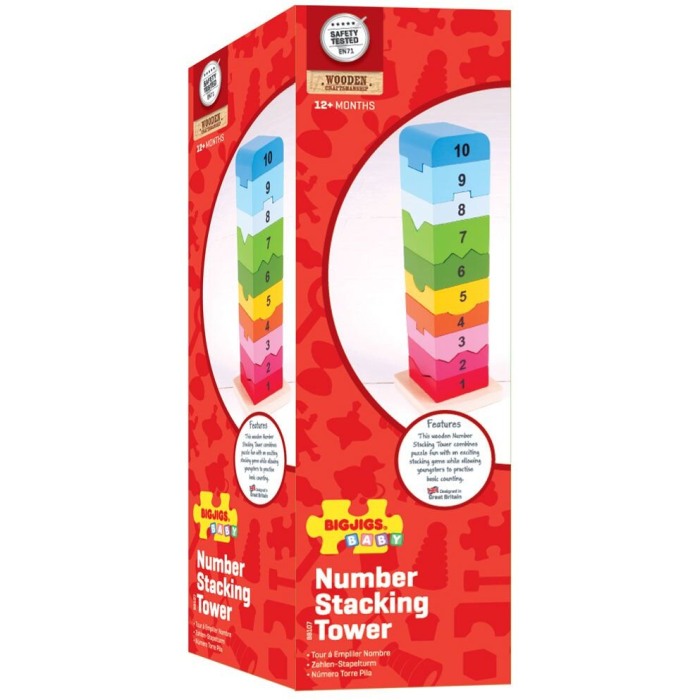 Turnulet din lemn cu numere [5]