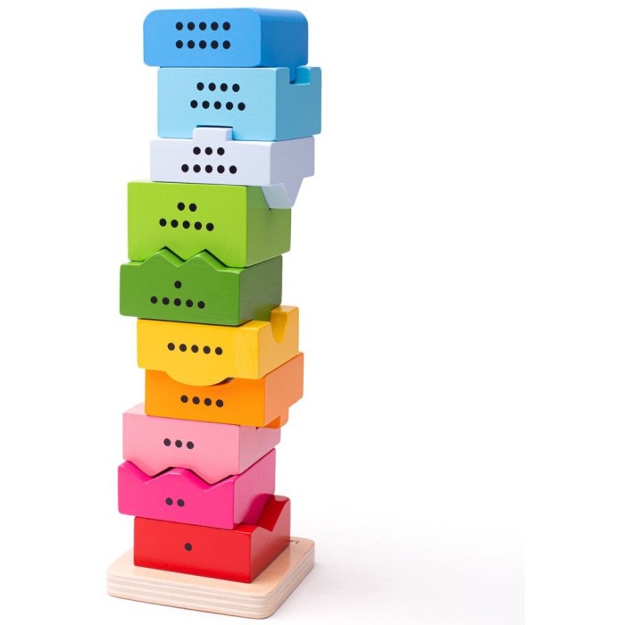 Turnulet din lemn cu numere [2]