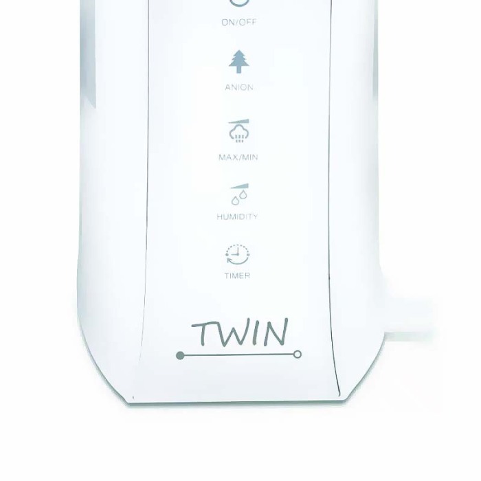 Umidificator cu ionizare si difuzor arome TWIN alb, Airbi BI3222 [4]