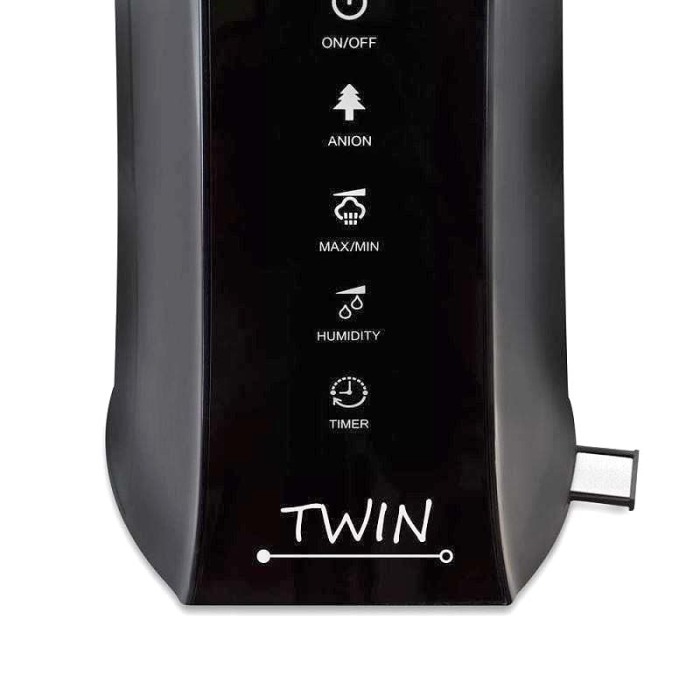 Umidificator cu ionizare si difuzor arome TWIN negru, Airbi BI3221 [4]