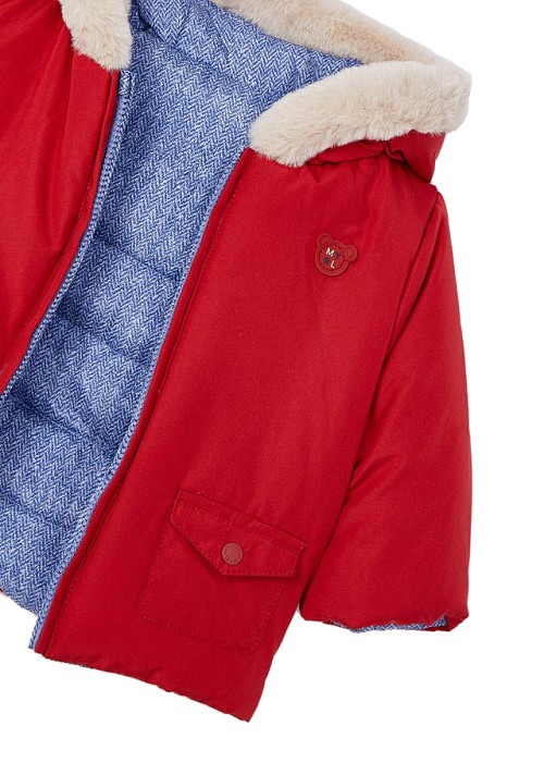Vesta matlasata reversibila cu imprimeu - Bleumarin / Rosu - Mayoral 3 ani [2]