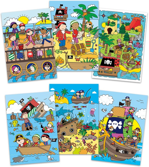 Water Magic: Carte de colorat Pirati [3]