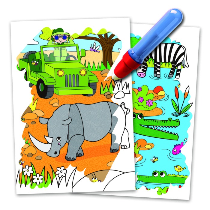 Water Magic: Carte de colorat Safari [3]