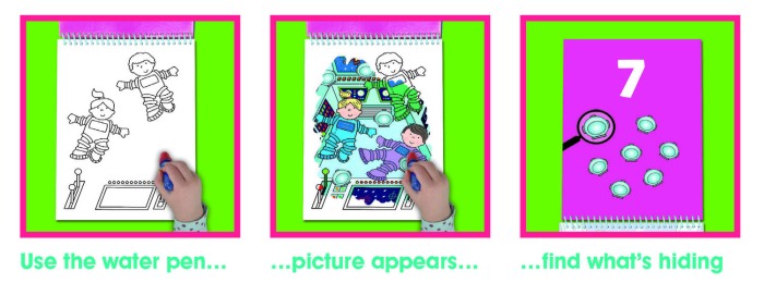 Water magic: Carte de colorat Spatiu [4]