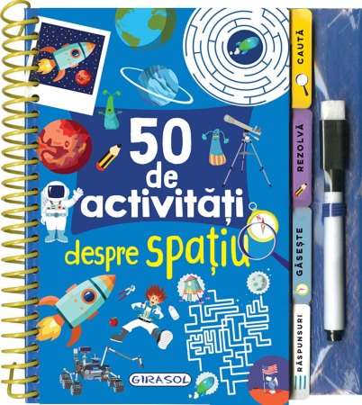 Carti educative - 50 de activitati despre spatiu