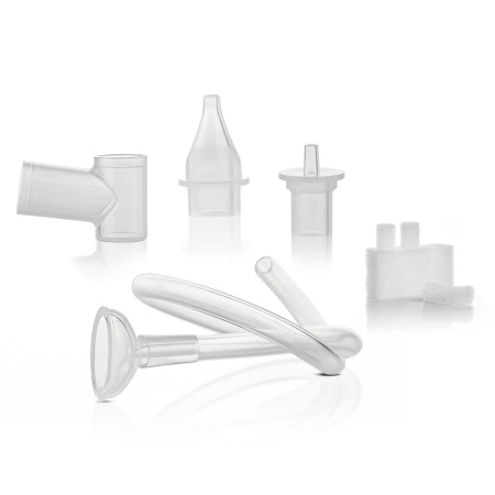 Aspirator nazal bebelusi, cu aspirare bucala, varf din silicon moale, sterilizabil la abur, cutie depozitare si 4 filtre, Reer 79139 [7]