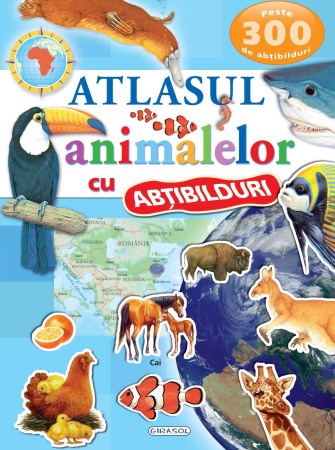 Carti educative - Atlasul animalelor cu abtibilduri