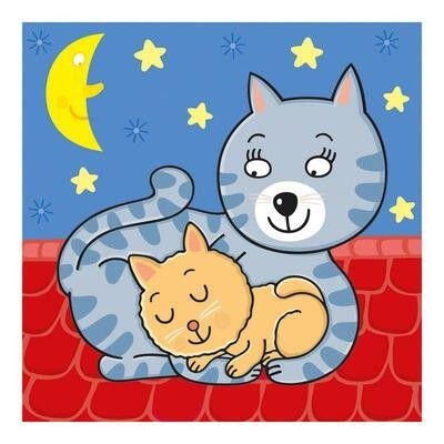 Puzzle - Baby puzzle - Animalute jucause (3-5 piese)