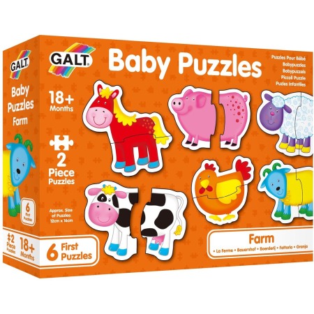 Puzzle - Baby Puzzle: Ferma (2 piese)
