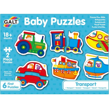 Baby Puzzles: Set de 6 puzzle-uri Transport (2 piese) [1]