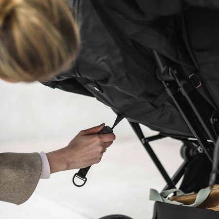 BabyGo - Carucior pliabil pentru gemeni GoTwice, Black [3]