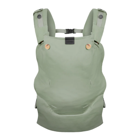 Transport Plimbare Relaxare - Babymoov - Moov & Boost Sistem de purtare transformabil in Booster, creat in colaborare cu medici kinetoterapeuti, Verde salvie