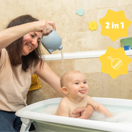 Badabulle - Jucarie de baie tip stropitoare Hipopotam [3]