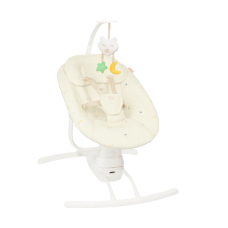 Leagane - Badabulle - Leagan cu balansare stanga-dreapta, Crem