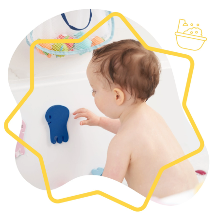 Badabulle - Puzzle pentru baie cu animalute acvatice [2]