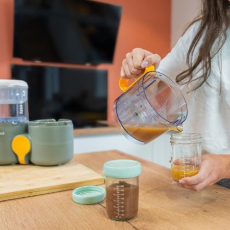 Badabulle - Set 2 Boluri din sticla Badabowls pentru pastrarea hranei bebelusului [3]