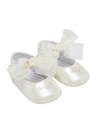 Balerini perforatii cu funda - Bej - Mayoral 19 [3]