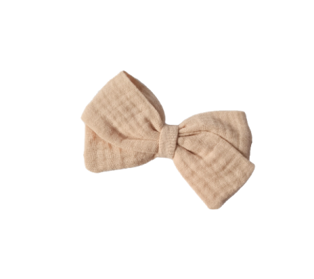 Accesorii par - Bentita cu fundita si dantela - Papusile Vesele   Bej4