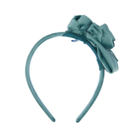 Bentita Verde de catifea pentru bebe [1]