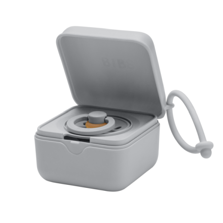 Suzete - BIBS - Cutie multifunctionala pentru depozitare suzete, Cloud