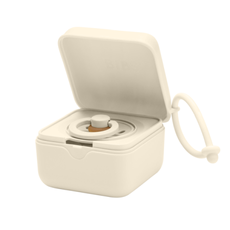 Suzete - BIBS - Cutie multifunctionala pentru depozitare suzete, Ivory