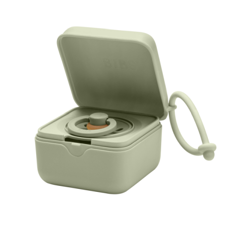 Suzete - BIBS - Cutie multifunctionala pentru depozitare suzete, Sage