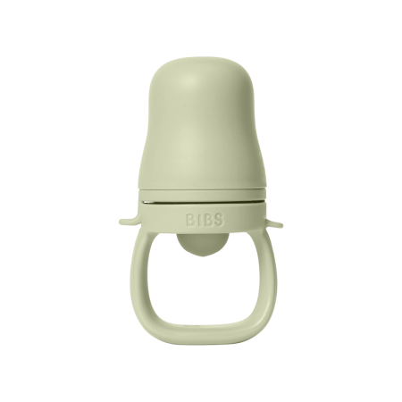BIBS - Dispozitiv de hranire Baby Feeder cu 2 tetine din silicon, Sage [1]