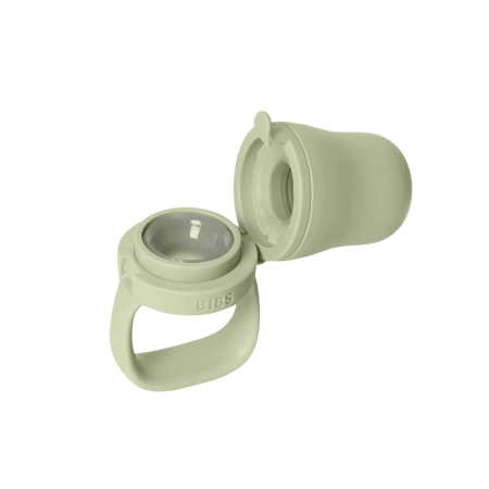 BIBS - Dispozitiv de hranire Baby Feeder cu 2 tetine din silicon, Sage [3]