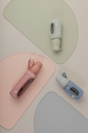 BIBS - Husa pentru biberonul din sticla 225 ml, Blush [4]