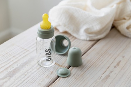 BIBS - Kit pentru set complet biberon din sticla anticolici, Blush [2]