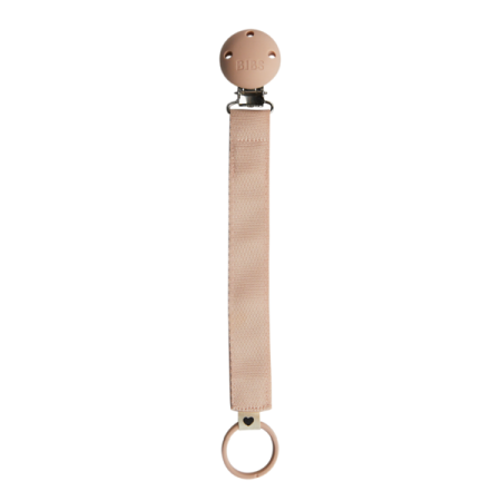 Suzete - BIBS - Lantisor clip Ribbon pentru suzeta, Blush