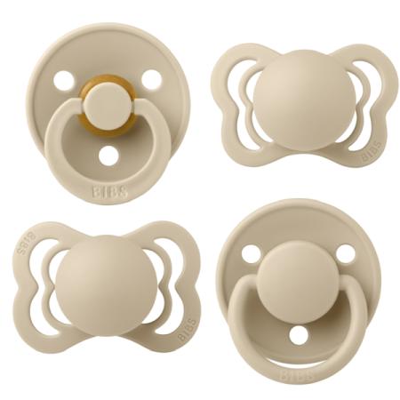 BIBS - Set 4 suzete Try-it collection 0 luni +-Vanilla [1]