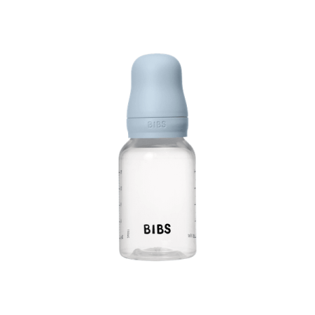 BIBS - Set complet biberon anticolici PP fara BPA, 150 ml, Silicon, Baby Blue [4]